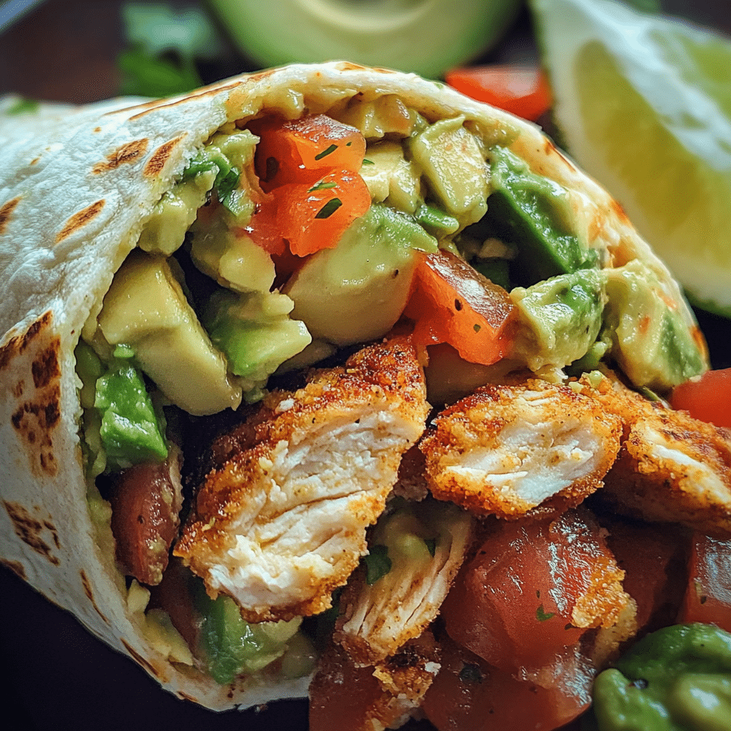 Chicken Avocado Wrap Zero Waste Eats